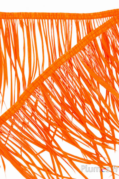 Gans Guirlande - Länge der Federn 13-19 cm - orange